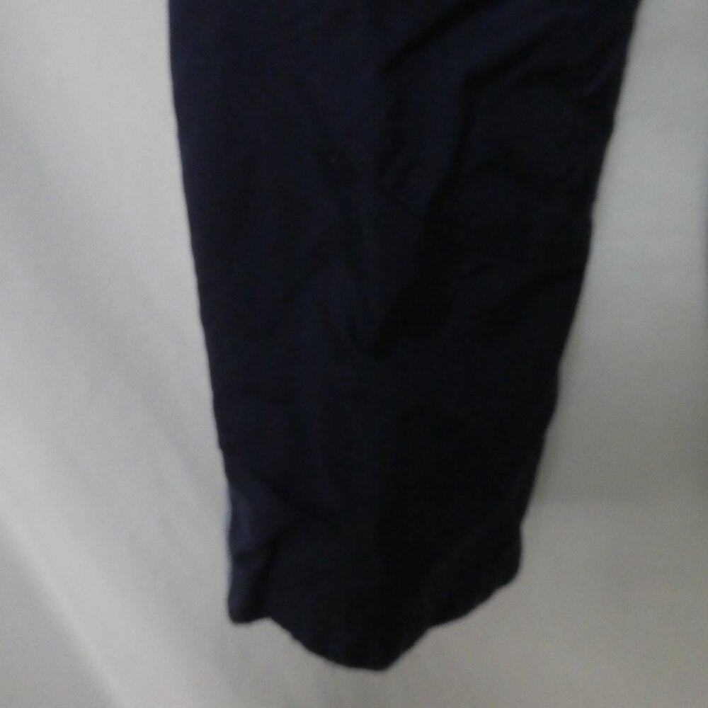 NIKE Registered Swoosh Mesh Lined Navy Pants W Stripes 10 inch waist measured - Picture 8 of 16